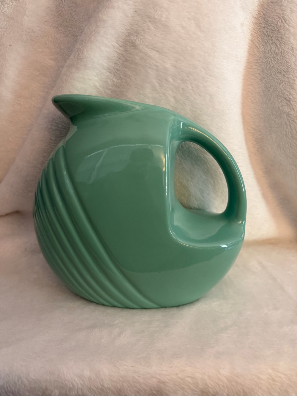 Vintage Mint Green Cantinaware Ceramic Creamer Pitcher